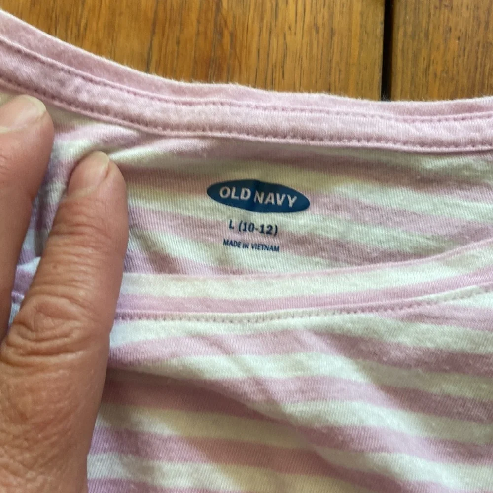 Old Navy Girls Size 10-12 Striped Top